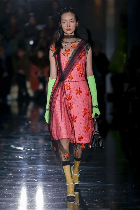 prada catwalk milan|Prada dresses.